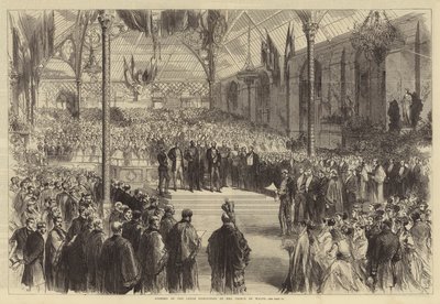 Opening of the Leeds Exhibition by the Prince of Wales by Sir John Charles Robinson